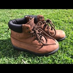 Leather Boots Size Y12.5